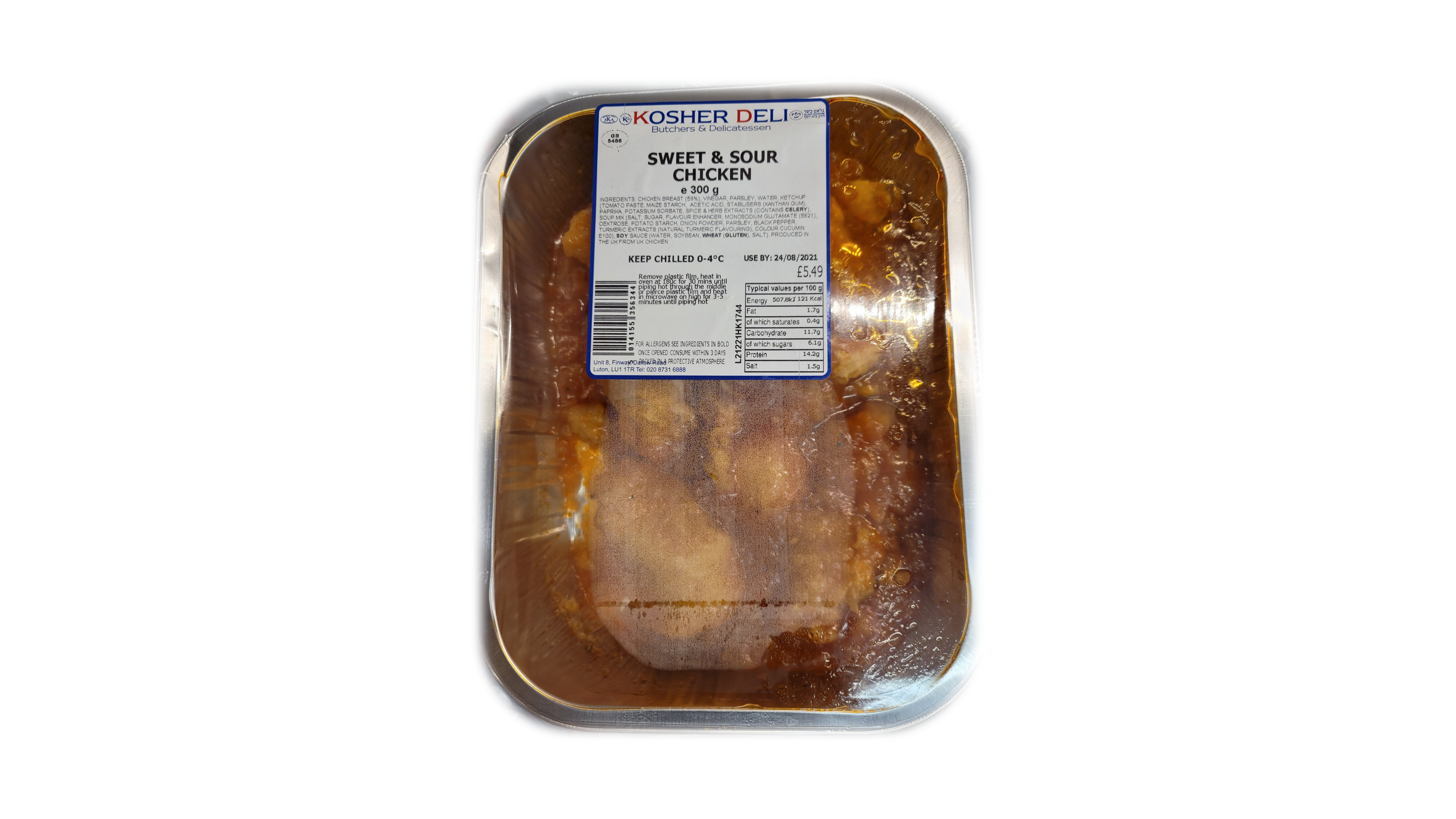 Sweet & Sour Chicken Kosher Deli Meal image 0