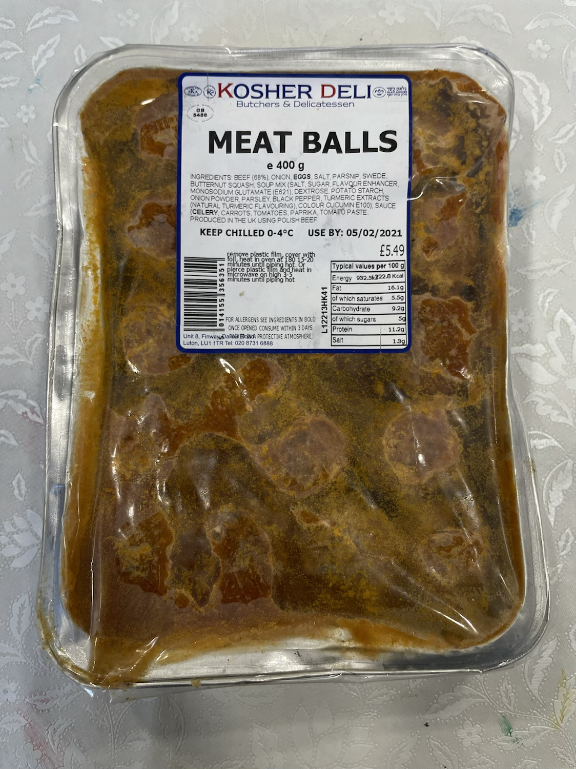 Meat Balls Kosher Deli Meal image 0