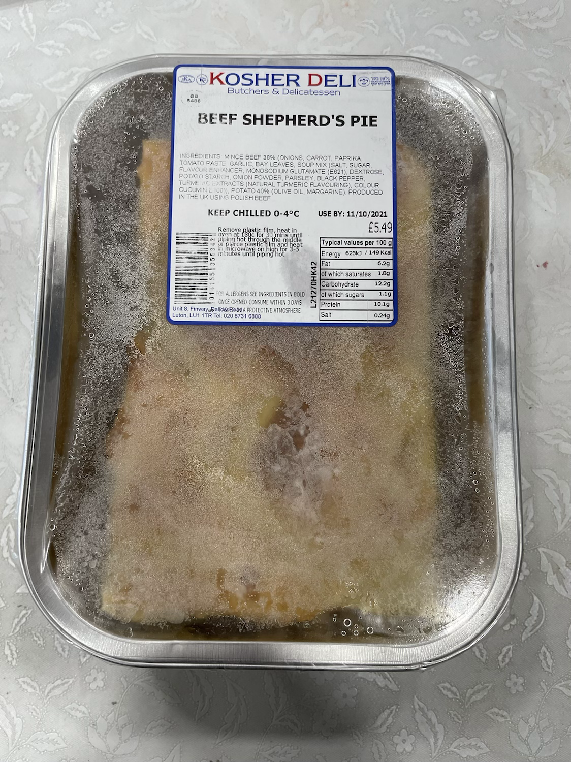 Beef Shepherds Pie Kosher Deli Meal image 0